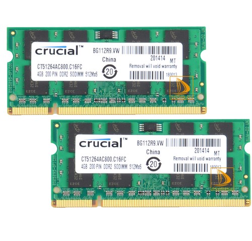 8gb crucial 2rx8 - crucial, 4gb