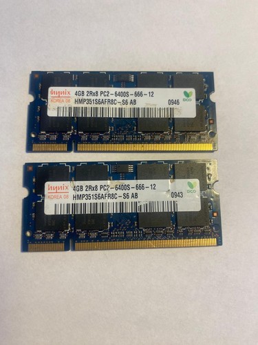 Ddr2 ram 2x4gb sodimm laptop - 2x4gb,