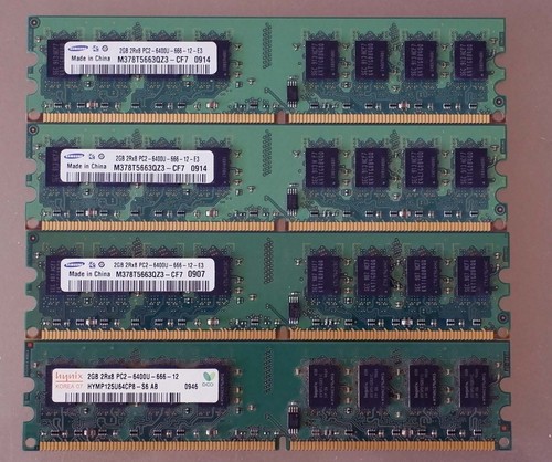 8gb ddr2 samsung - (4x, 2gb)