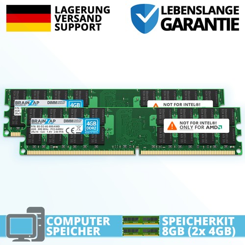 8gb ddr2 ram pc2 6400u - 8gb, 2rx16