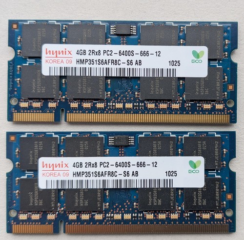 Ddr2 ram 2x4gb sodimm - ram,
