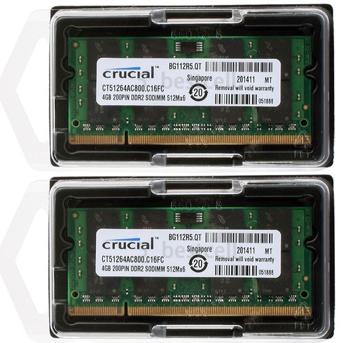 Crucial 2gb 4gb - 2gb/4gb/8gb, pc2-6400